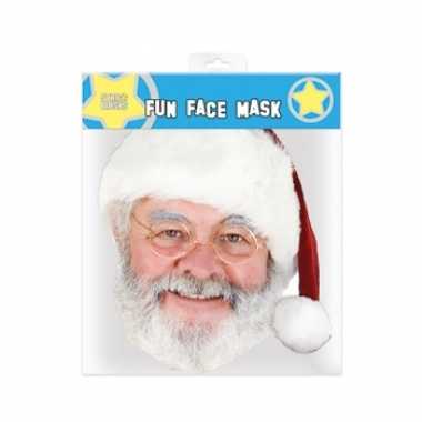 Kerstman gezichtsmasker