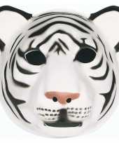 Feestartikelen tijger masker wit