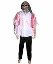 Horror masker met bloederige blouse