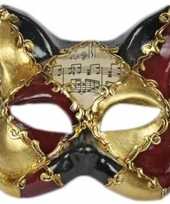 Muziek kat masker handgemaakt