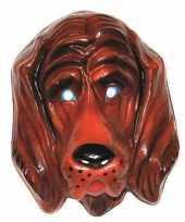 Plastic honden masker voor volwassenen