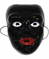 Zwarte piet feestmasker